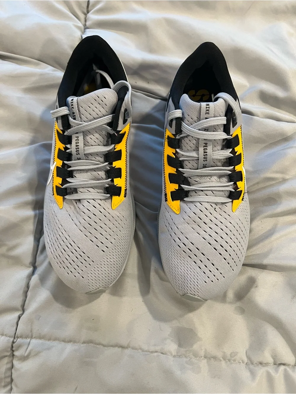 NFLxNike Air Zoom Pegasus 38 Pittsburgh Steelers Men's 7.5 ( W9)